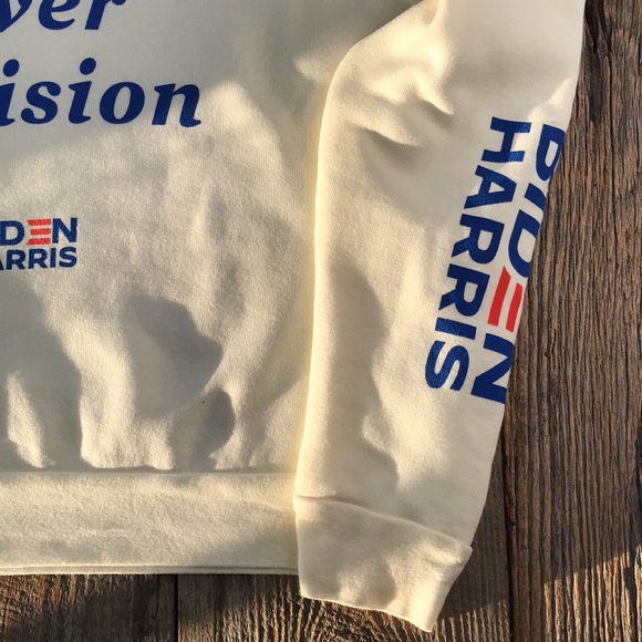 Biden Harris Believe in Better Pullover Sweatshirt Size Large - Picture 3 of 8